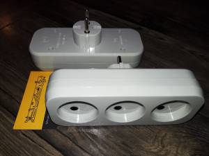 پریز 3 خانه بدون ارت با دوشاخه